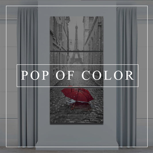 Pop of color wall art canvas - stunning canvas prints