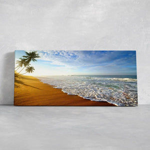 Beach and coastal wall art for a serene home atmosphere.