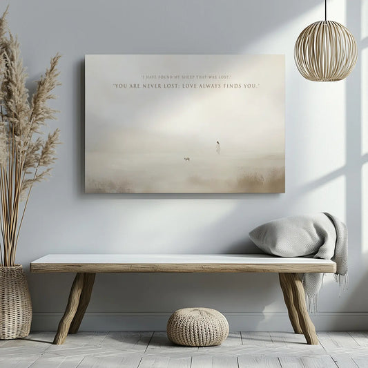 Jesus Leaves The 99 Bible Verse Wall Art-Stunning Canvas Prints