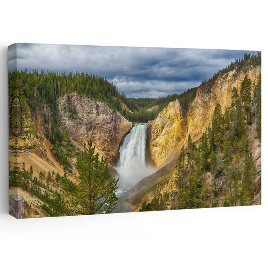 Yellowstone Lower Falls Wall Art Canvas