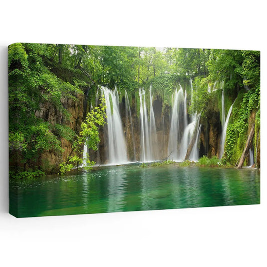 Plitvice Falls Wall Art Canvas