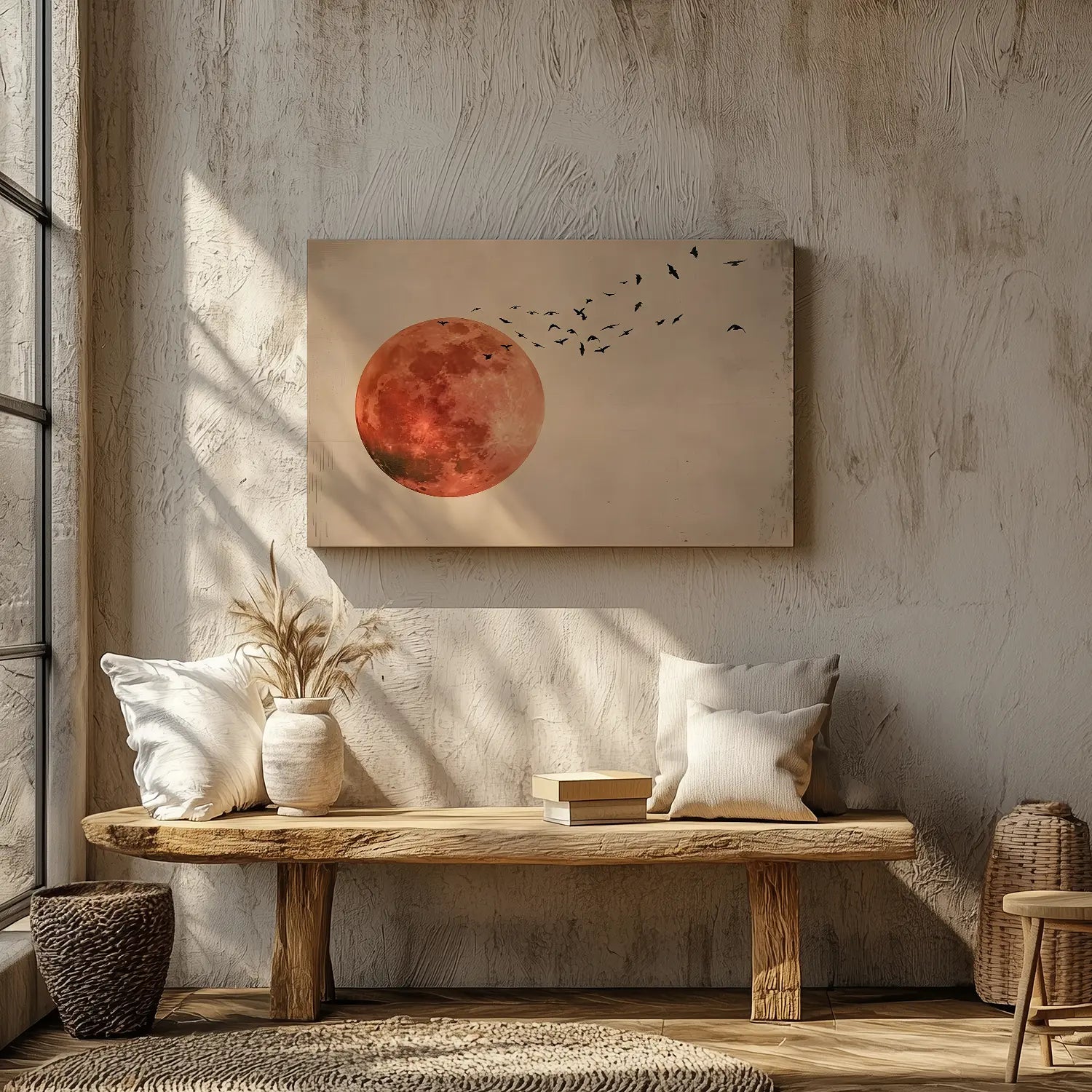 Blood Moon Canvas Wall Art-Stunning Canvas Prints