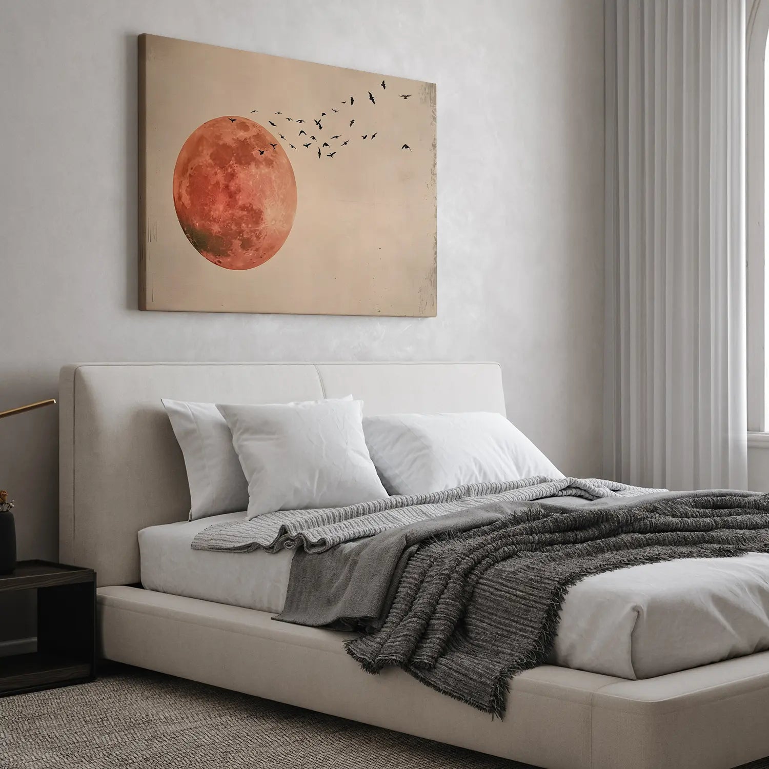 Blood Moon Canvas Wall Art-Stunning Canvas Prints