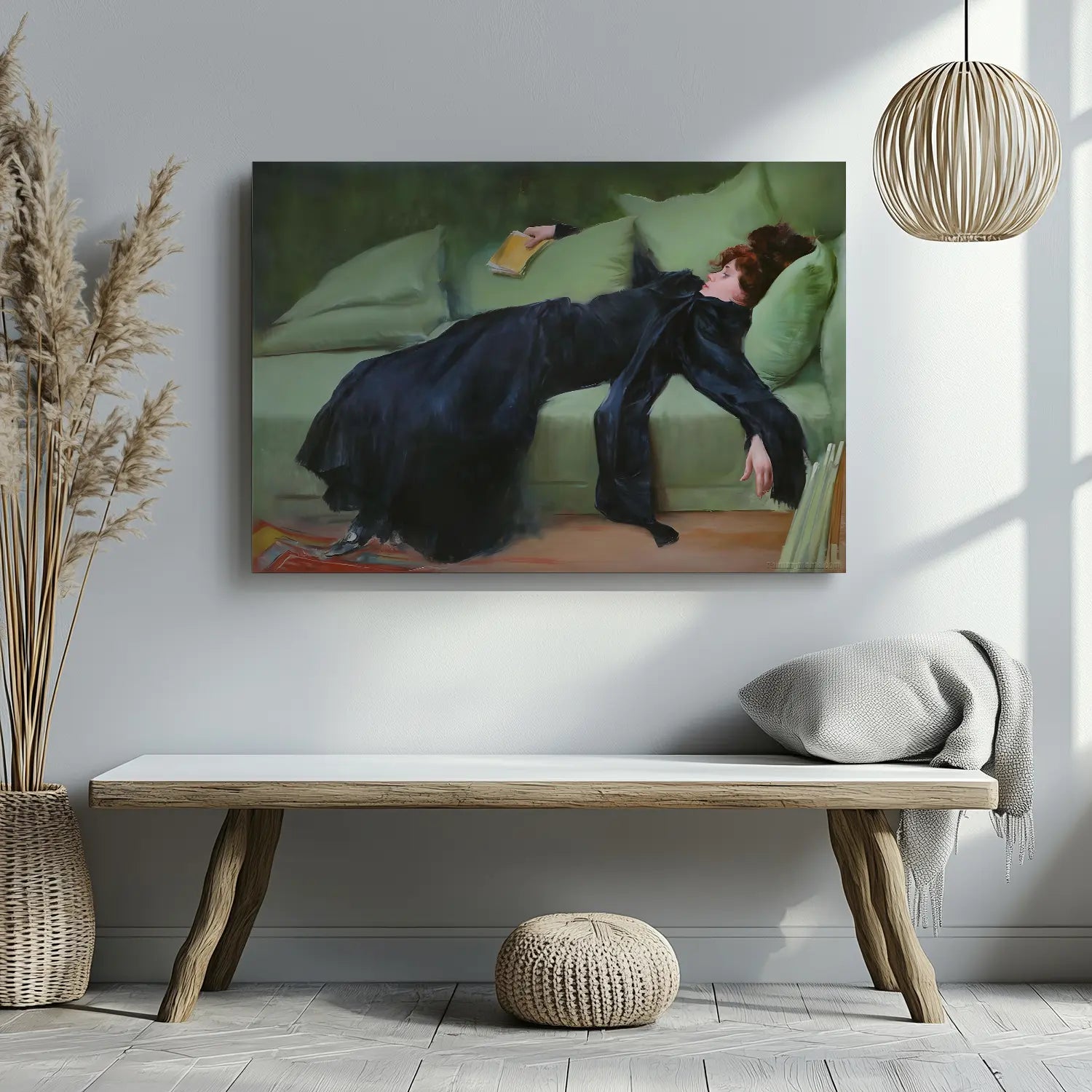 Decadent Young Woman Canvas Wall Art-Stunning Canvas Prints