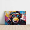 DJ Monkey Graffiti Canvas Wall Art-Stunning Canvas Prints