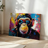 DJ Monkey Graffiti Canvas Wall Art-Stunning Canvas Prints