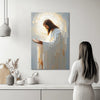 Painting Of Jesus Praying - Abstract Christian Wall Art