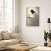 Painting Of Jesus Praying - Abstract Christian Wall Art