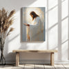 Painting Of Jesus Praying - Abstract Christian Wall Art