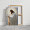 Painting Of Jesus Praying - Abstract Christian Wall Art