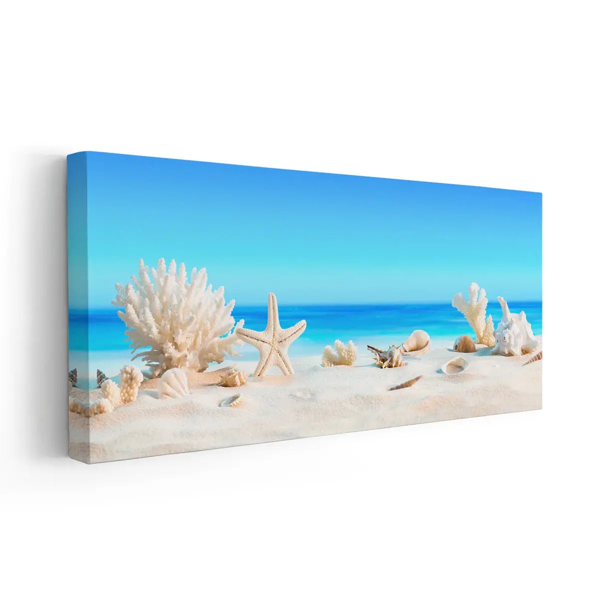 Elegant coastal waves artwork showcasing a peaceful ocean view with natural seaside textures.