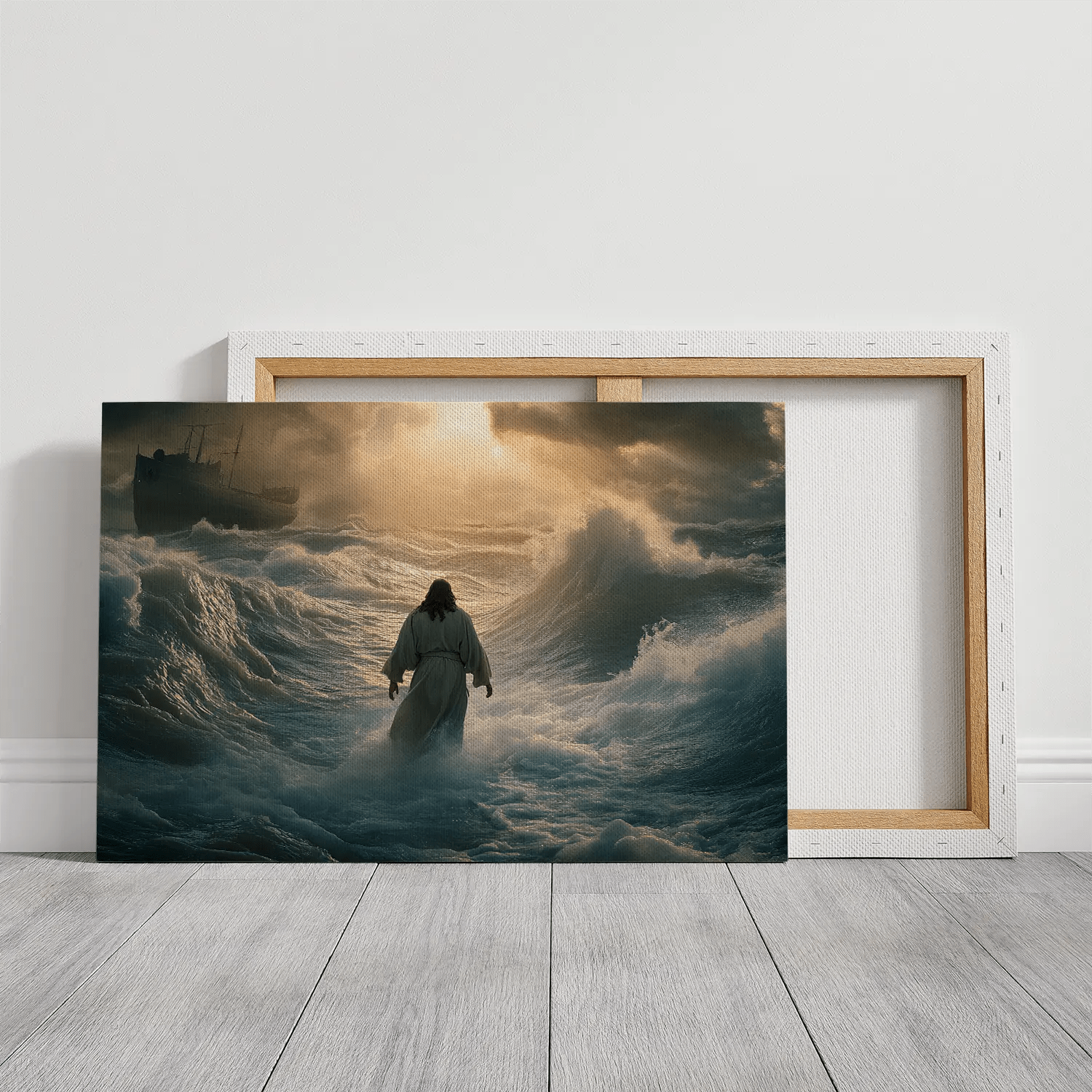 Jesus Walking On Water Canvas Art-Stunning Canvas Prints