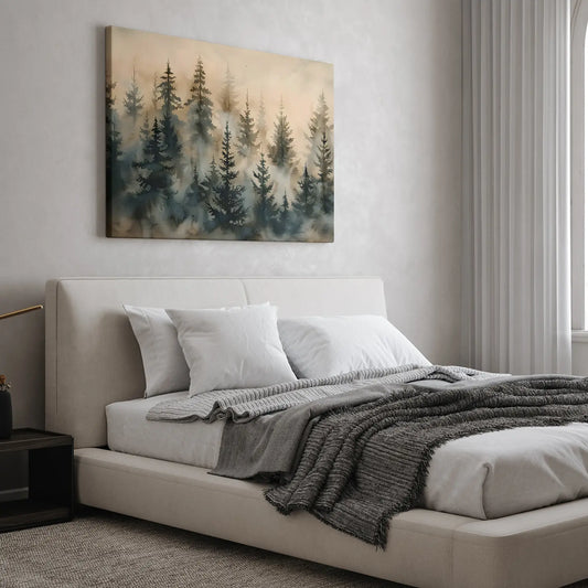 Misty Forest Canvas Wall Art-Stunning Canvas Prints