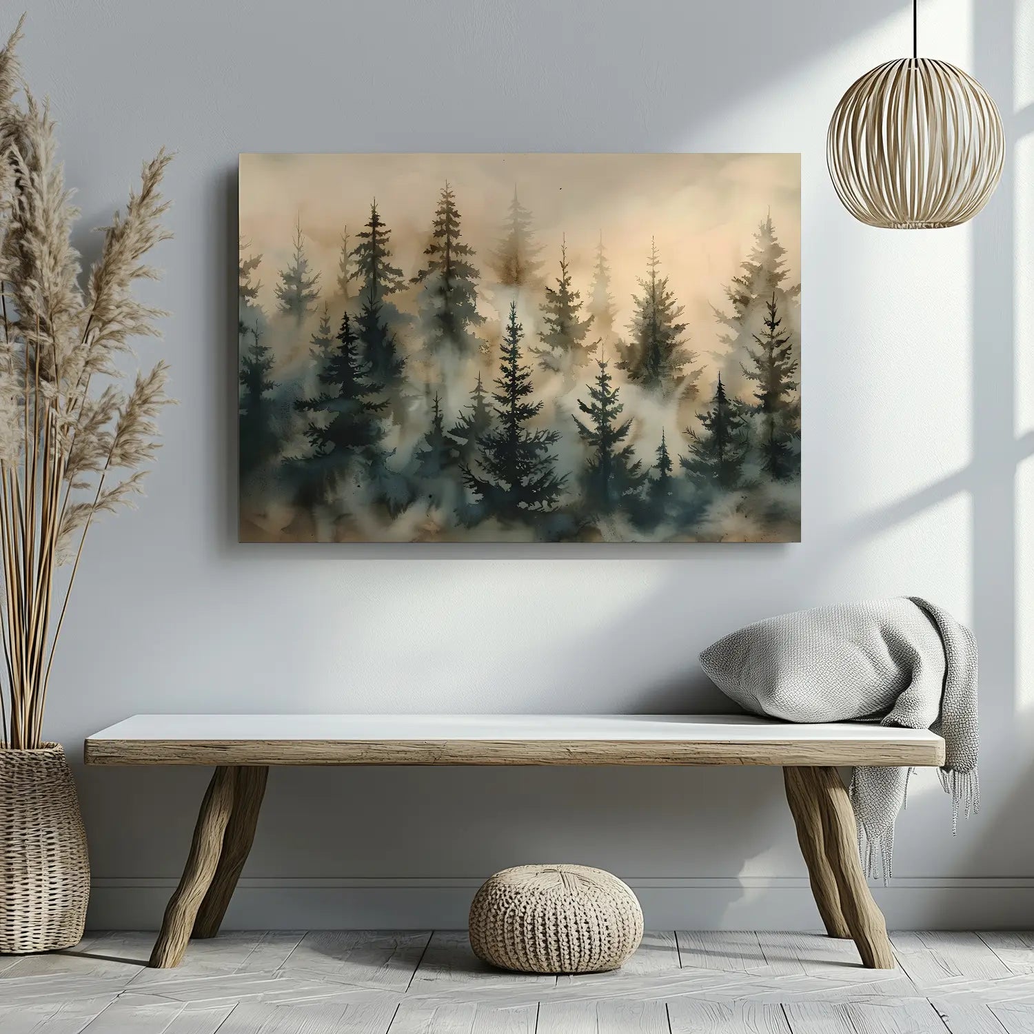 Misty Forest Canvas Wall Art-Stunning Canvas Prints