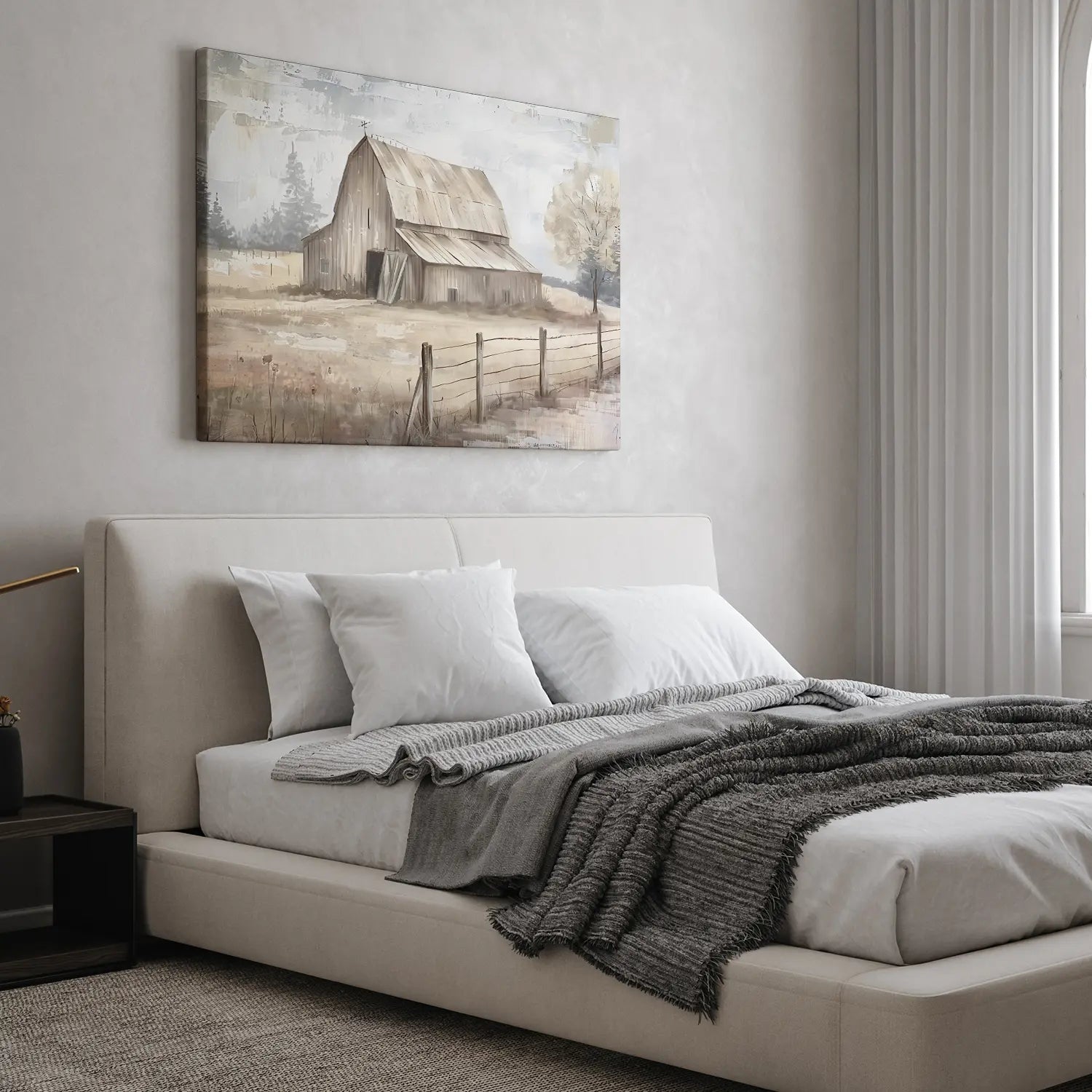 Old Farmhouse Wall Art Canvas-Stunning Canvas Prints