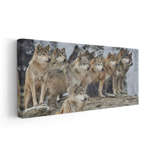 Wolf Pack Wall Art Canvas-Stunning Canvas Prints