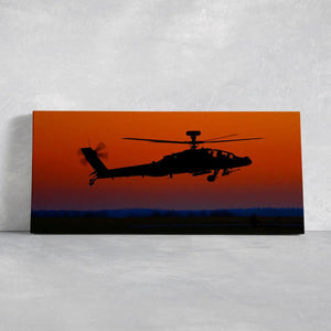 Military Apache Helicopter Wall Art-Stunning Canvas Prints