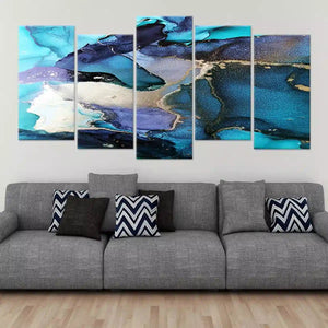 Dynamic Abstract Marble Wall Art For Living Room Wall-Stunning Canvas Prints