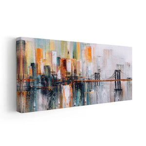 Abstract Brooklyn Bridge Wall Art Canvas-Stunning Canvas Prints