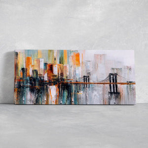 Abstract Brooklyn Bridge Wall Art Canvas-Stunning Canvas Prints