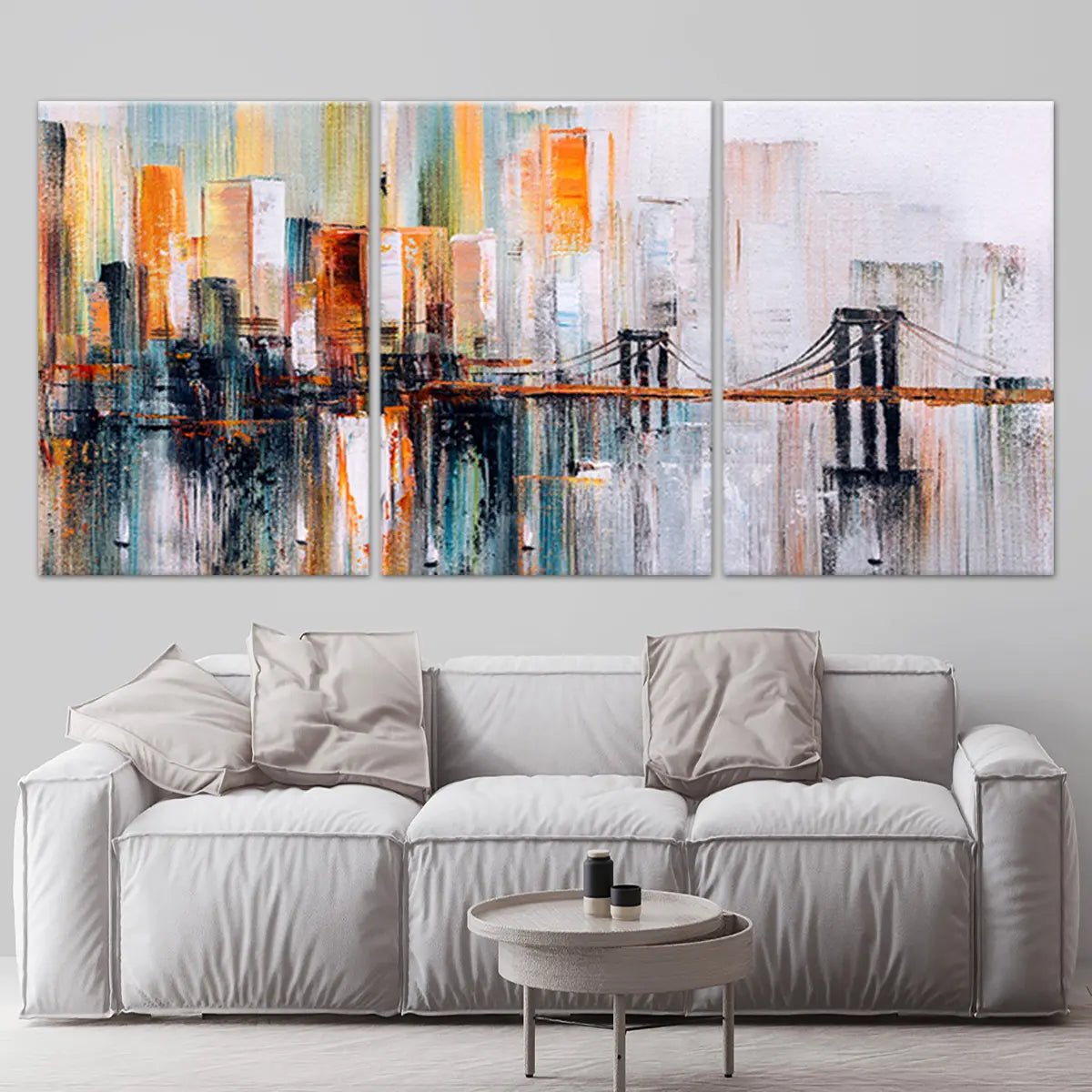 Abstract Brooklyn Bridge Wall Art Canvas-Stunning Canvas Prints