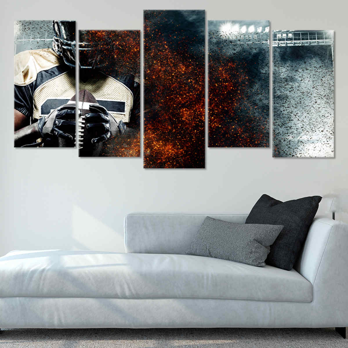 Abstract Football Wall Art Canvas Print-Stunning Canvas Prints