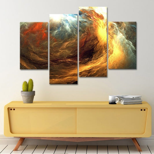 Large Colorful Abstract Storm Wall Art For Living Room Wall-Stunning Canvas Prints