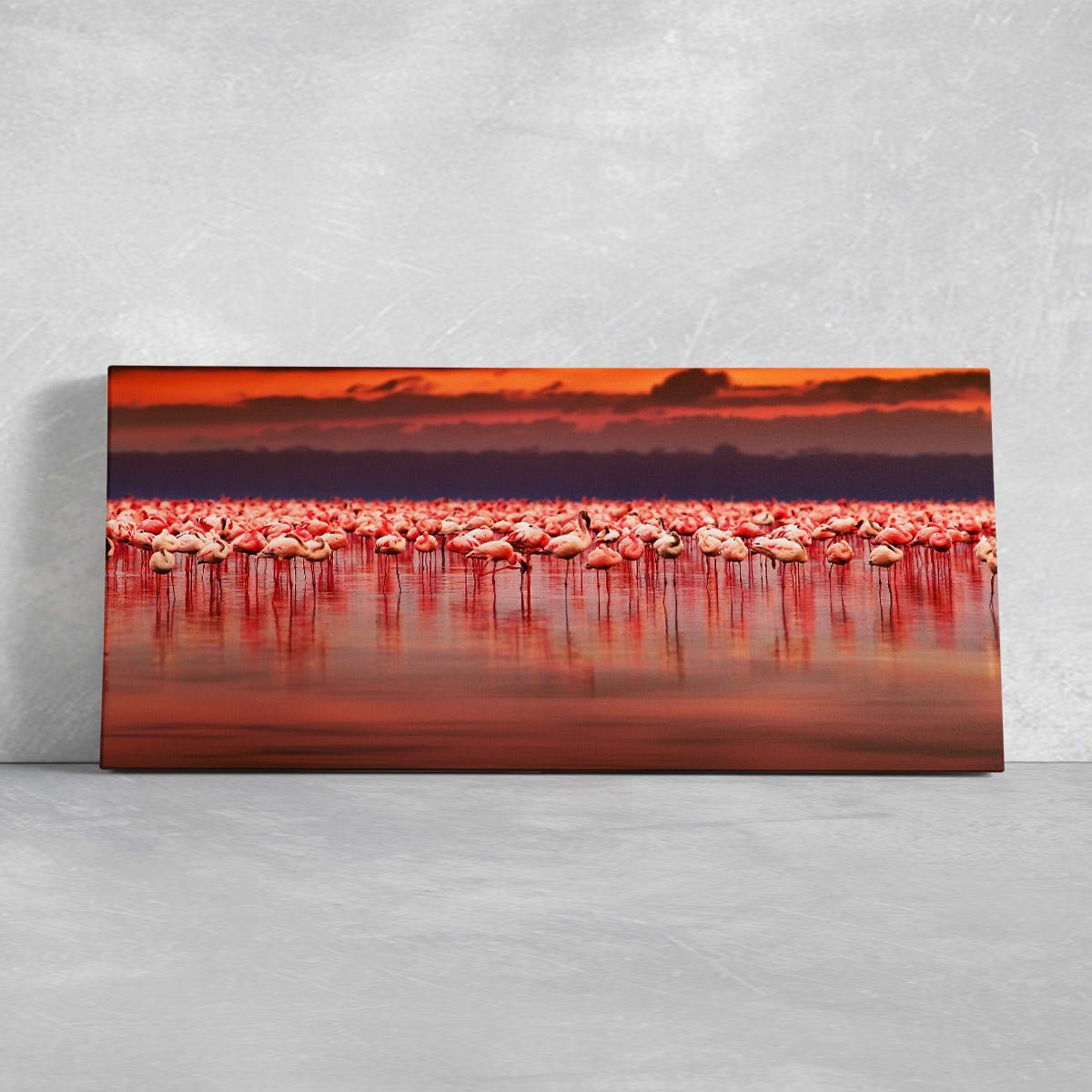 Pink Flamingos Wall Art Canvas-Stunning Canvas Prints