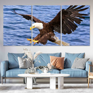 Hunting Bald Eagle Wall Art Canvas-Stunning Canvas Prints