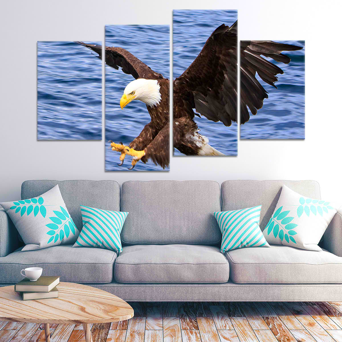 Hunting Bald Eagle Wall Art Canvas-Stunning Canvas Prints