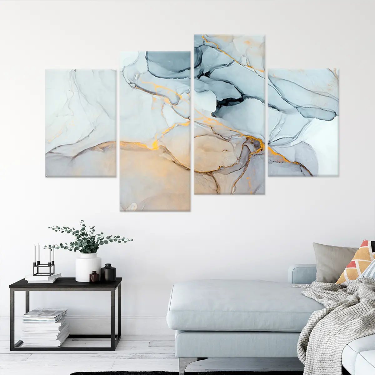 Light Ink Abstract Wall Art For Bedroom Wall-Stunning Canvas Prints