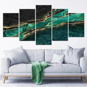 Extra Large Green Marble Abstract Wall Art Canvas-Stunning Canvas Prints