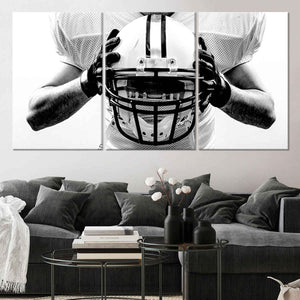 Football Quarterback Wall Art Canvas Print-Stunning Canvas Prints