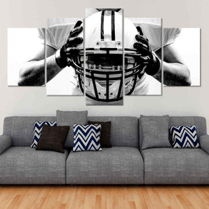 Football Quarterback Wall Art Canvas Print-Stunning Canvas Prints