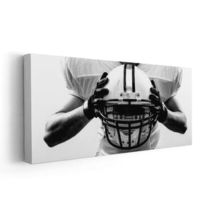 Football Quarterback Wall Art Canvas Print-Stunning Canvas Prints