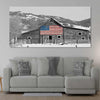 Barn With American Flag Wall Art For Living Room Wall-Stunning Canvas Prints