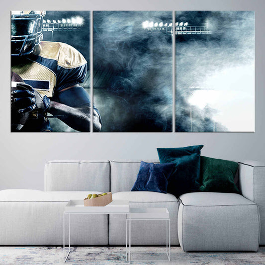 American Football Player Wall Art Canvas Print-Stunning Canvas Prints