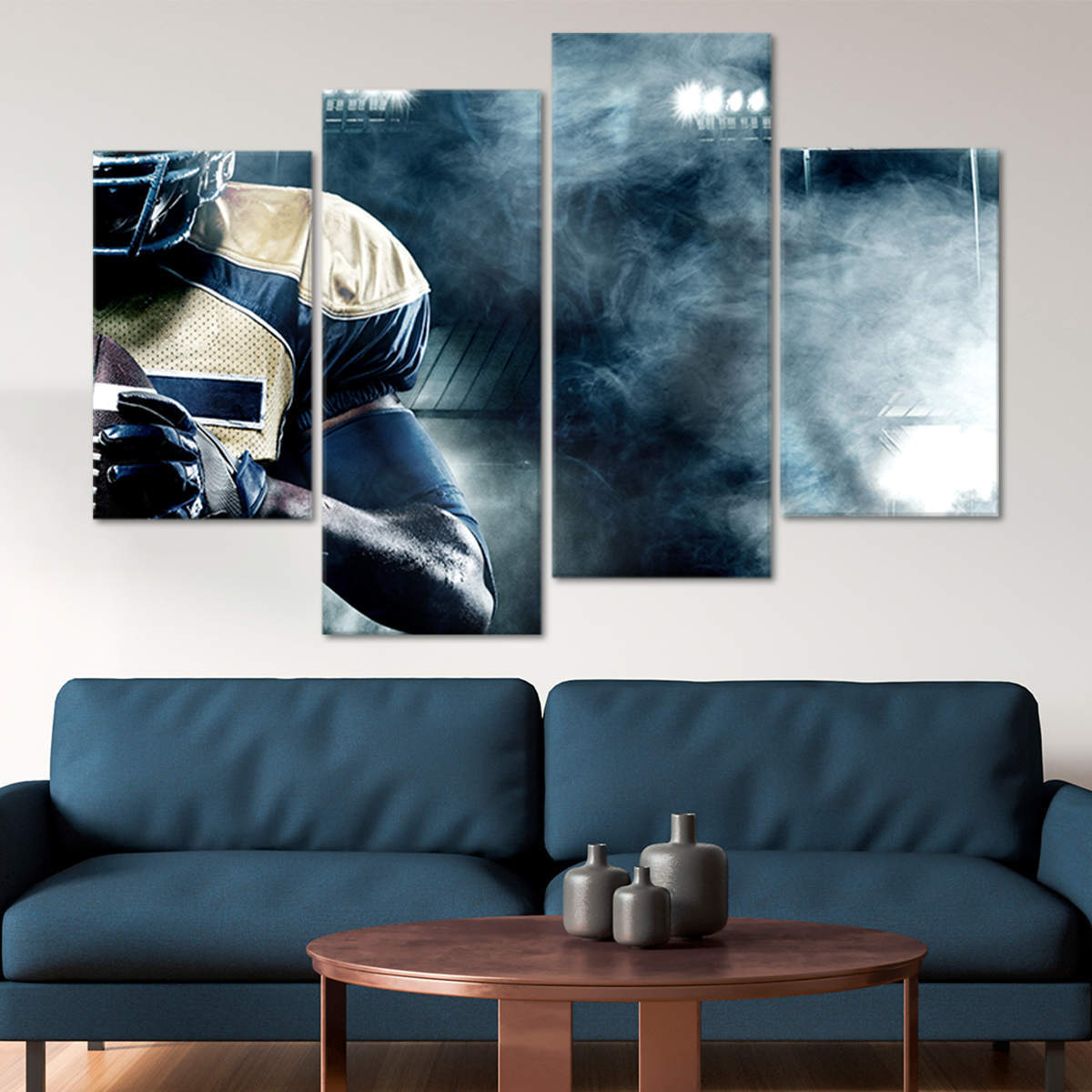 American Football Player Wall Art Canvas Print-Stunning Canvas Prints