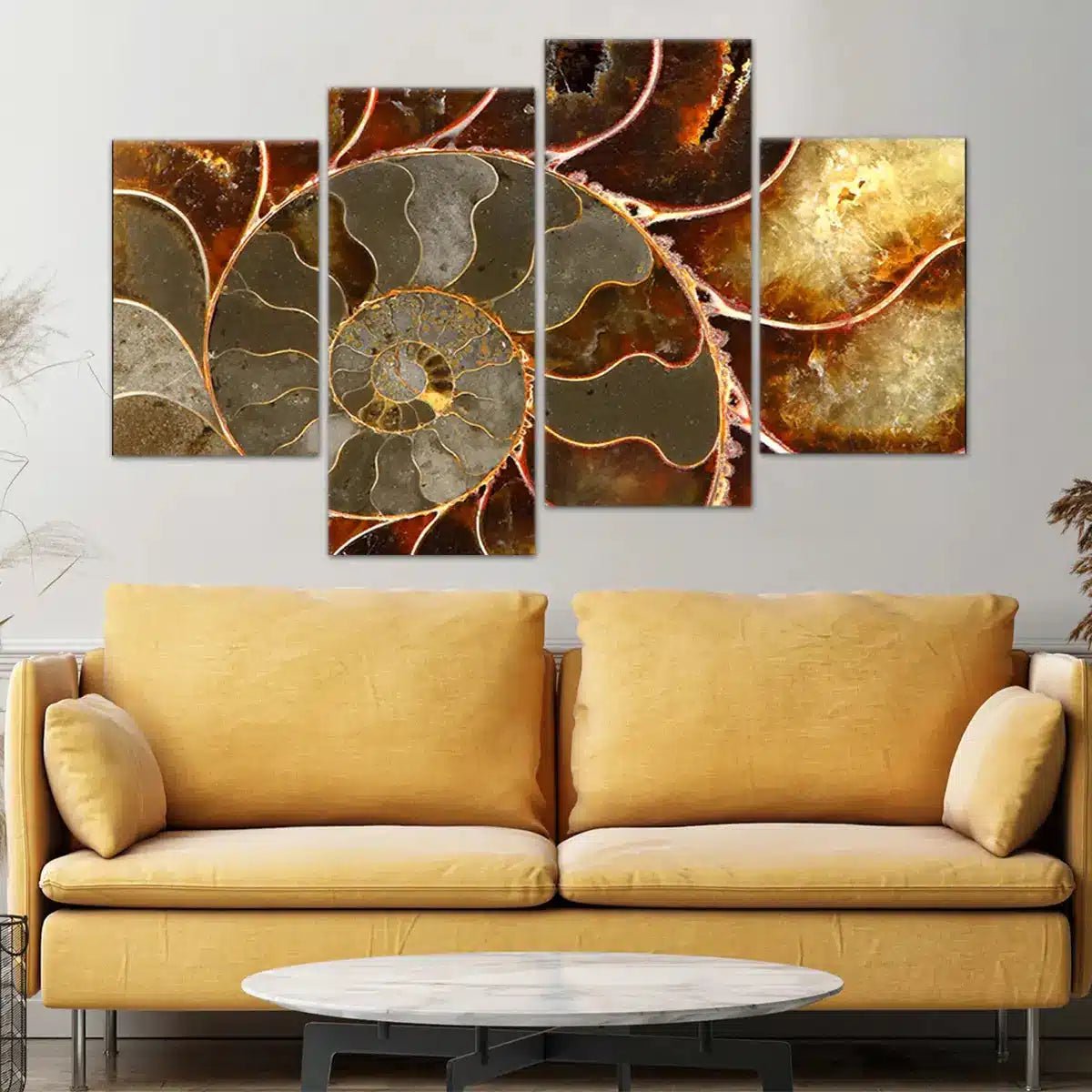 Ammonite Shell Wall Art Canvas Print-Stunning Canvas Prints