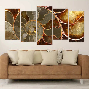 Ammonite Shell Wall Art Canvas Print-Stunning Canvas Prints