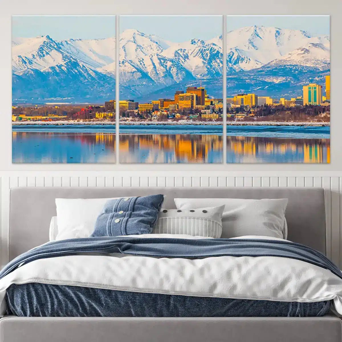 Anchorage Skyline Wall Art Canvas-Stunning Canvas Prints