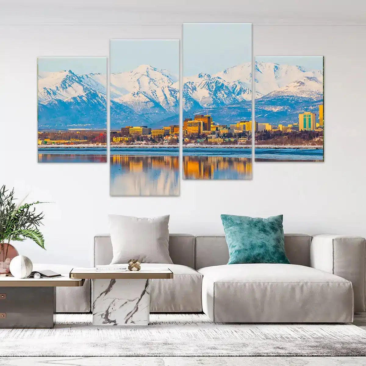 Anchorage Skyline Wall Art Canvas-Stunning Canvas Prints