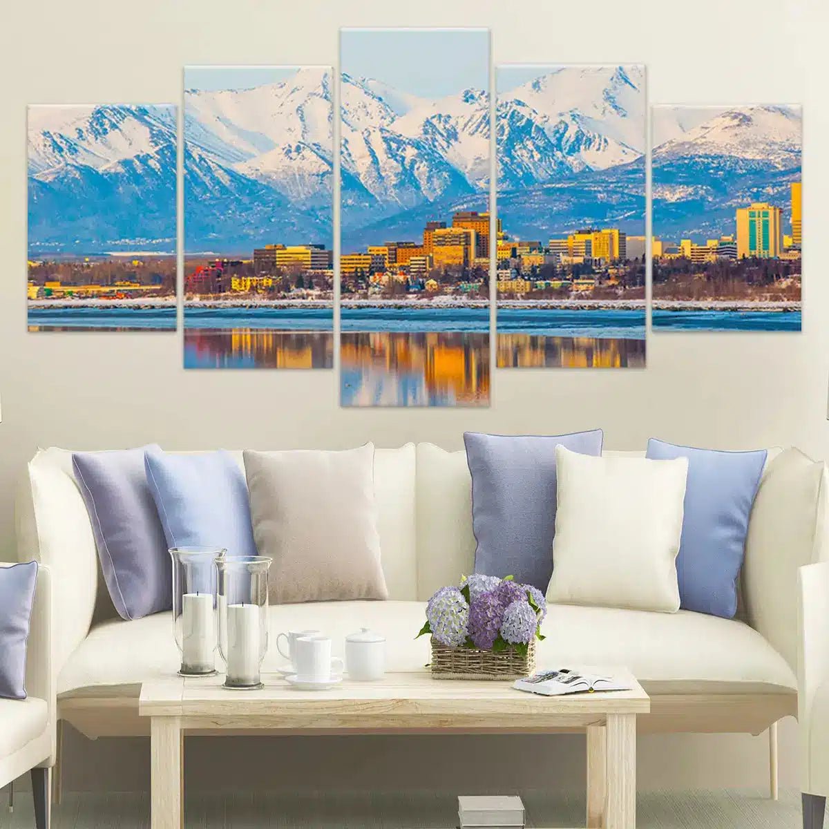 Anchorage Skyline Wall Art Canvas-Stunning Canvas Prints