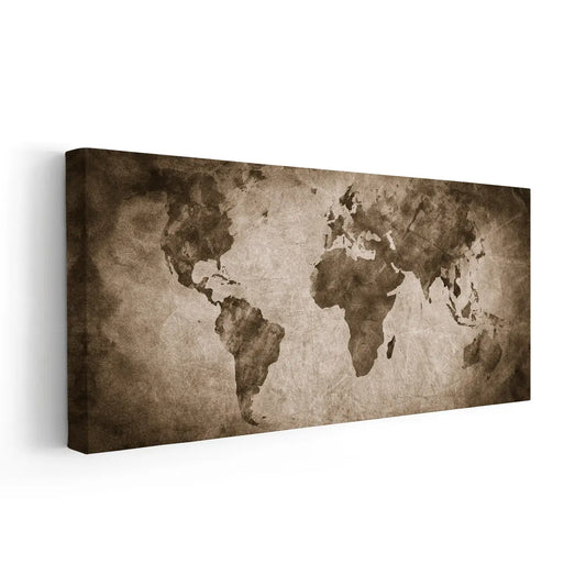 Ancient World Map Wall Art Canvas Print-Stunning Canvas Prints