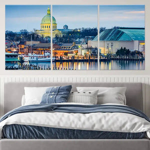 Annapolis Skyline Wall Art Canvas-Stunning Canvas Prints