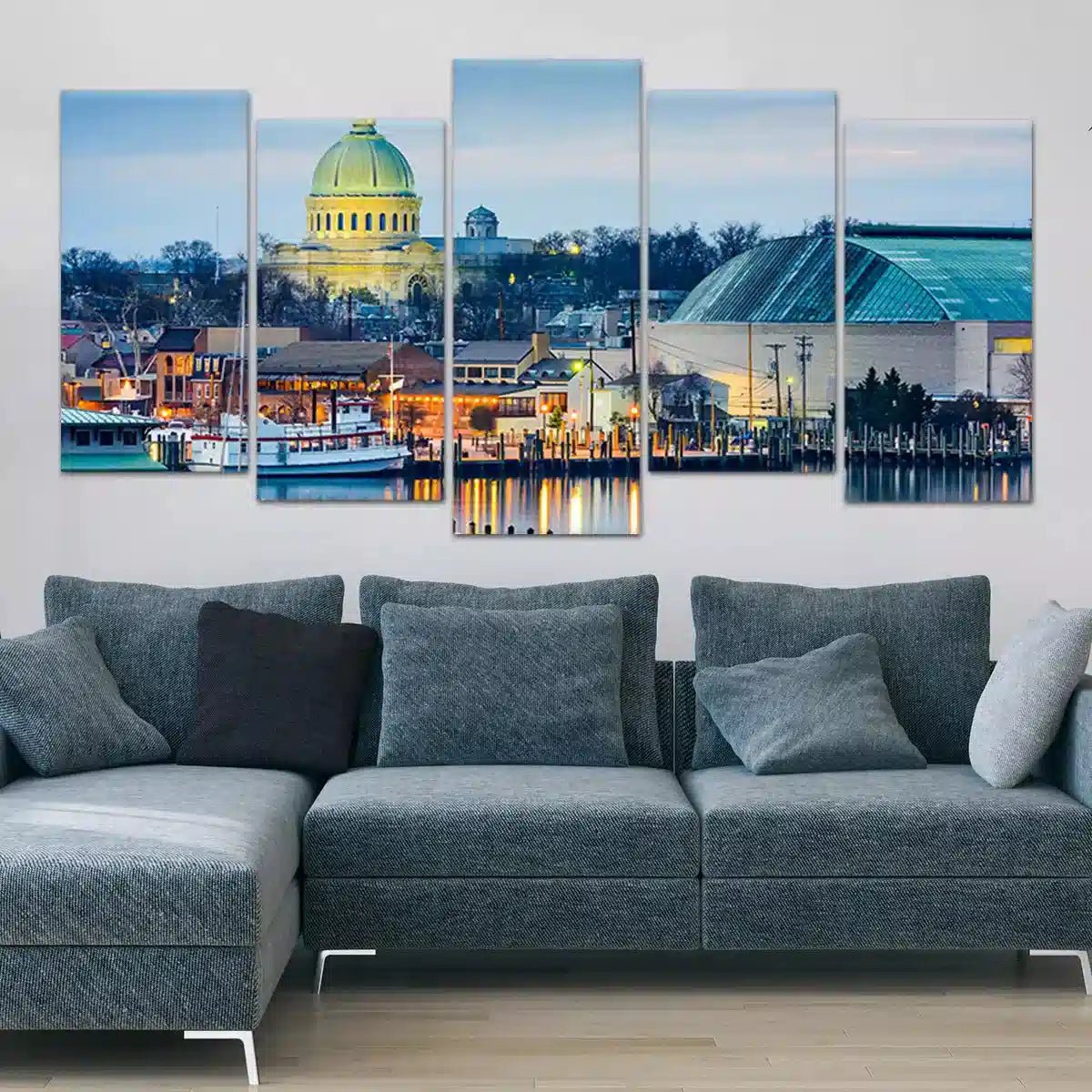 Annapolis Skyline Wall Art Canvas-Stunning Canvas Prints