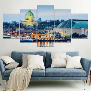 Annapolis Skyline Wall Art Canvas-Stunning Canvas Prints