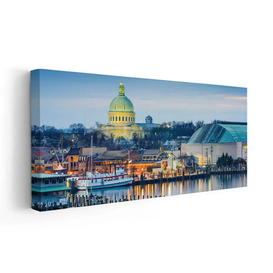 Annapolis Skyline Wall Art Canvas-Stunning Canvas Prints