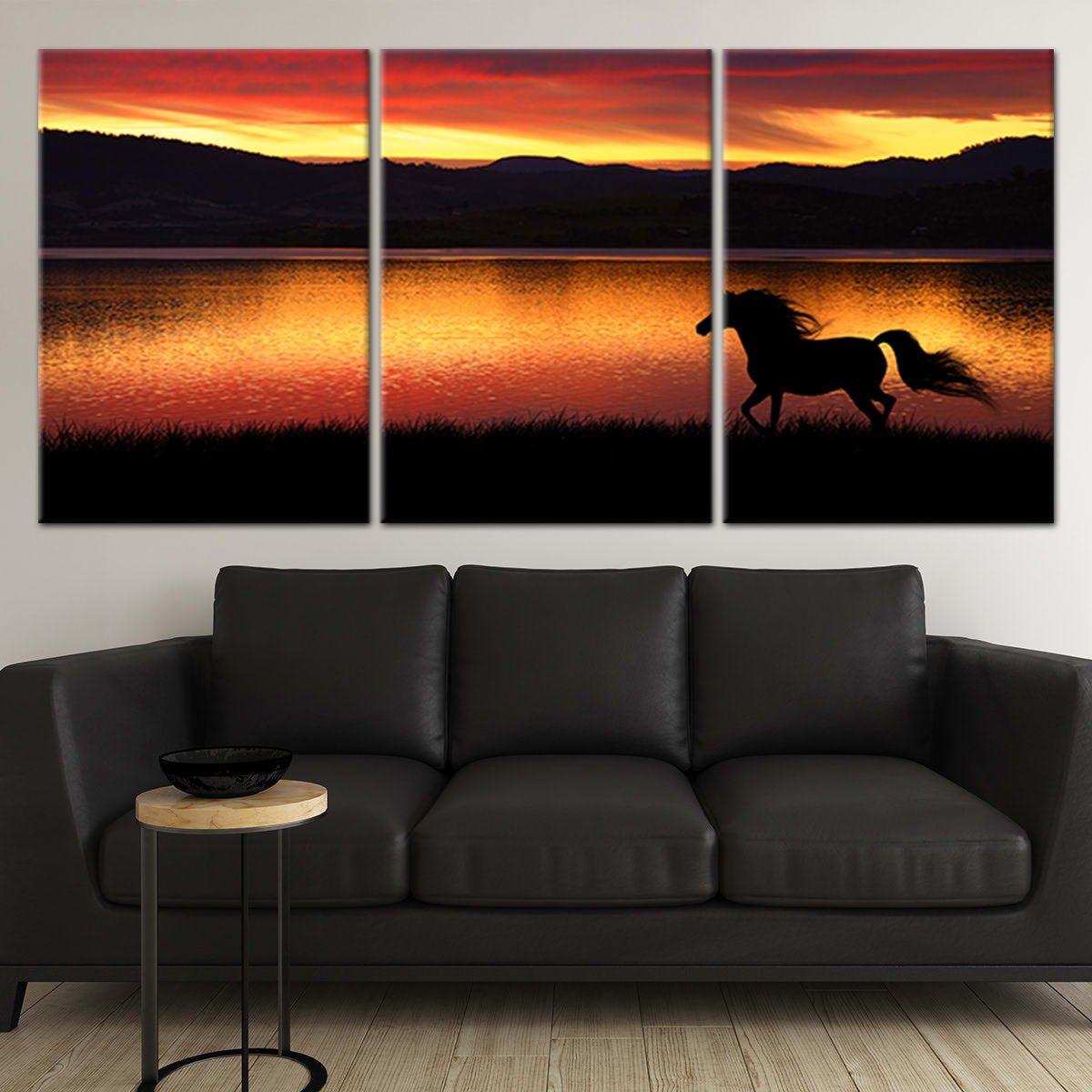 Sunset Horse Wall Art Canvas-Stunning Canvas Prints