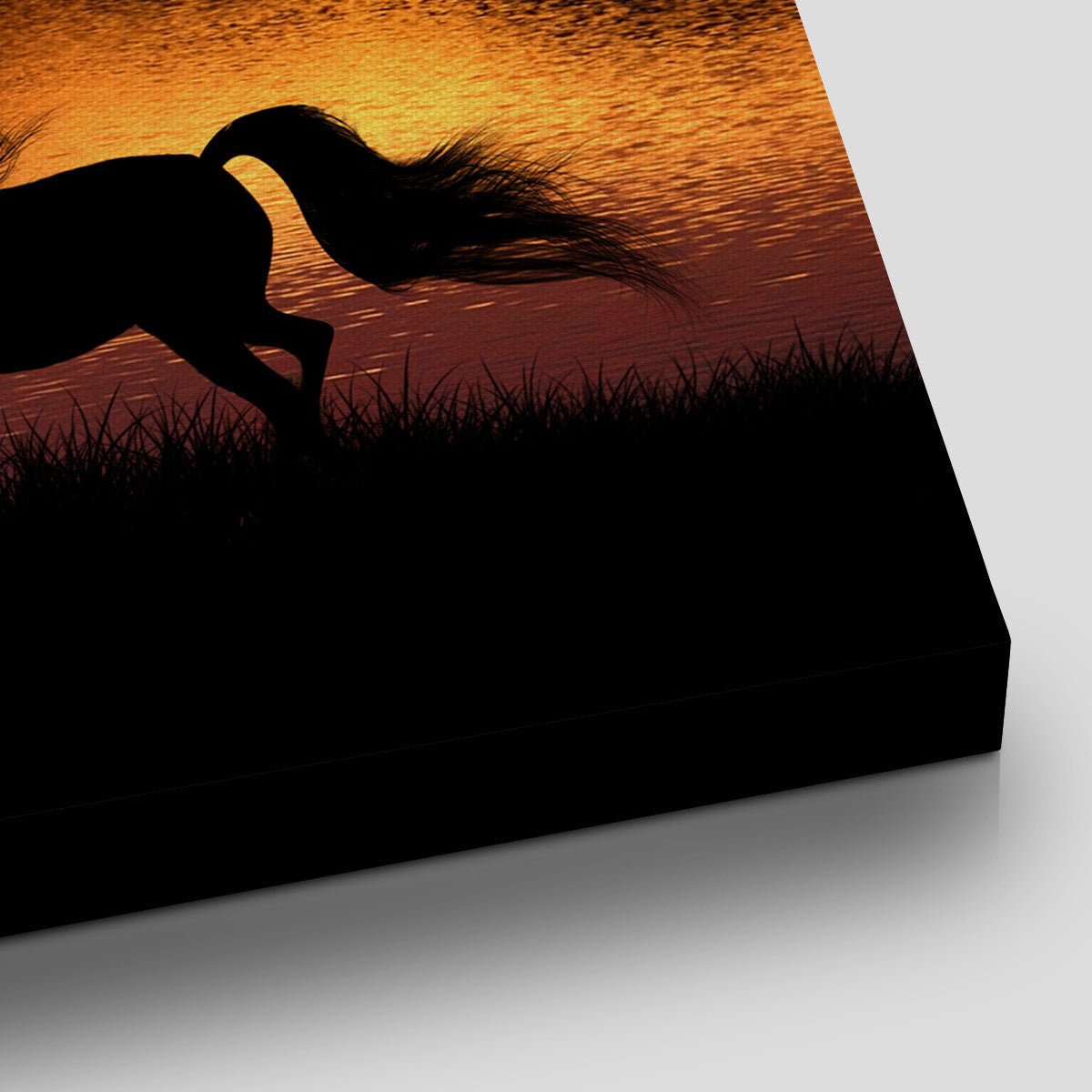 Sunset Horse Wall Art Canvas-Stunning Canvas Prints